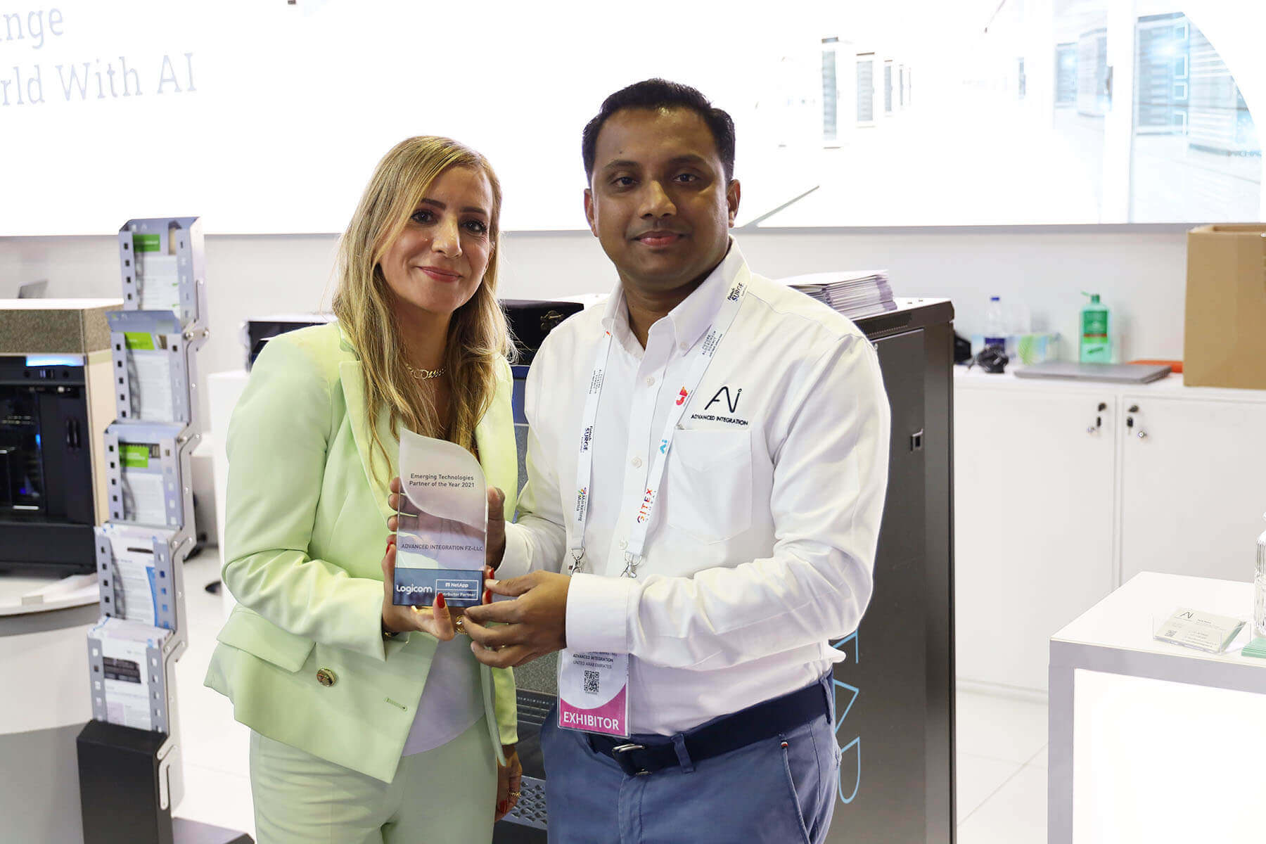 Emerging Technologies partner of the year by Logicom and NetApp